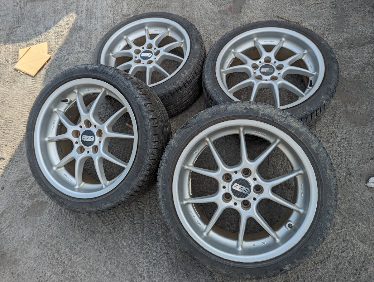 BBS 本物 RK011 BMW用 タイヤ付きホイール 18×8.5J+38 PCD 120 235 