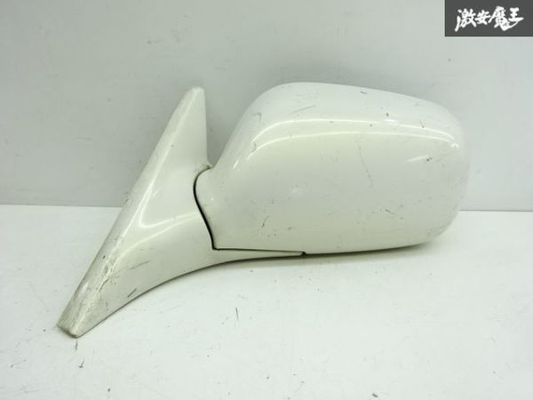 保証付 トヨタ 純正 GX100 JZX100 マーク2 ドアミラー 左右 電動格納 5ピン 動作OK MURAKAMI5551 ホワイトパール系 即納 棚13-2 GX100 JZX100 マーク2