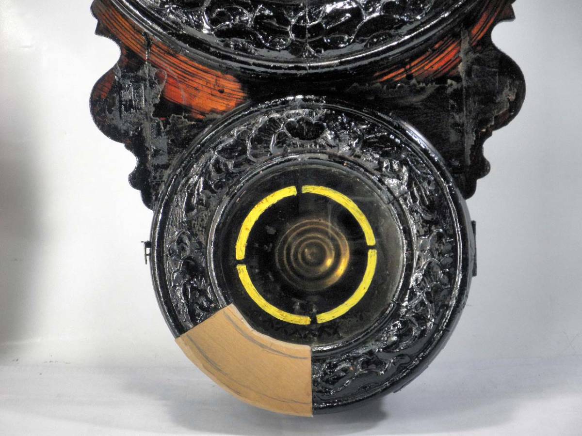 完動・美品〉精工舎 四ツ丸達磨型ゼンマイ振り子時計 アンティーク古