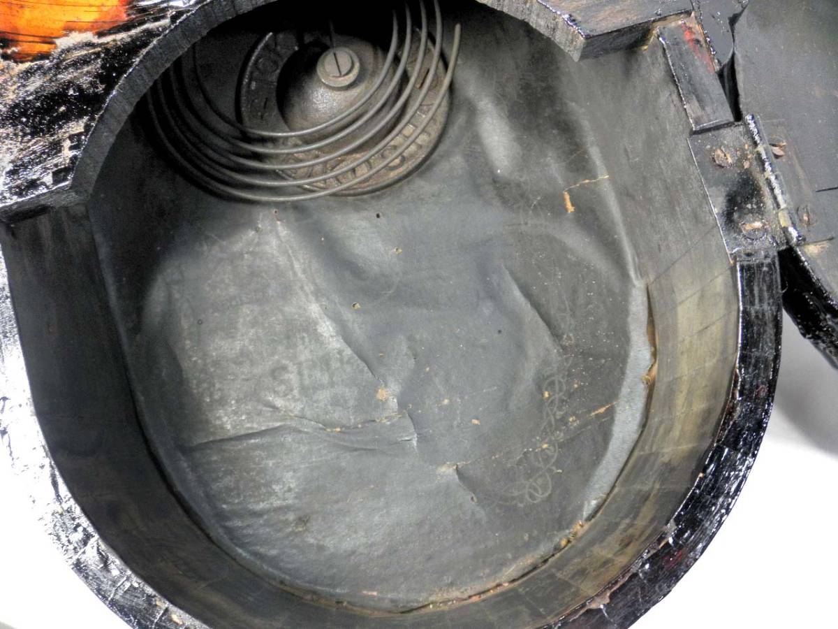 精工舎 掛時計 張り四ツ丸達磨 真鍮枠 明治45年～大正元年頃 ボンボン