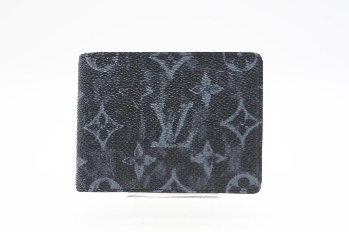 美品】LOUIS VUITTON タイガ ジップ二つ折り財布 エピセア ☆札入れ