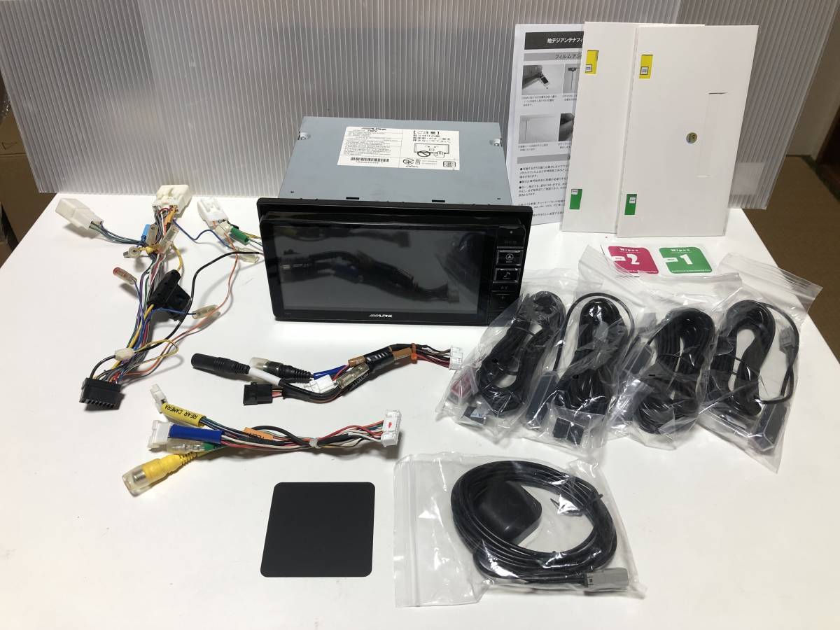 動作確認済み 地図2019年 アルパイン メモリーナビ 7インチワイド 7WV 