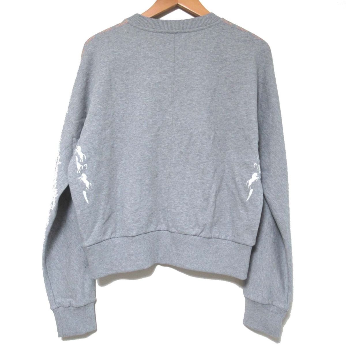 美品 19SS Chloe クロエ 馬柄 ホースプリント 長袖 スウェットシャツ 
