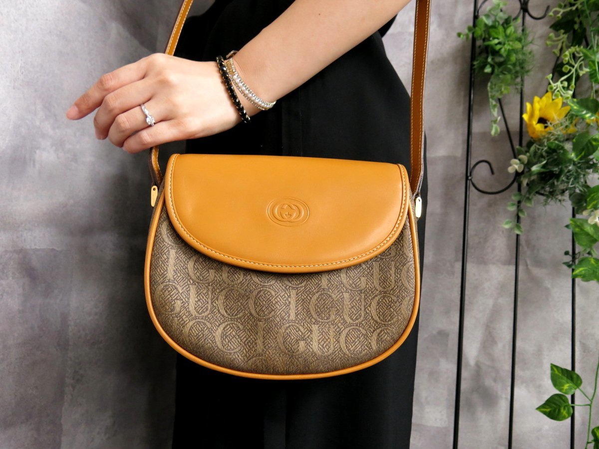 1円 □極上□本物□美品□ GUCCI グッチ オールドグッチ ヴィンテージ
