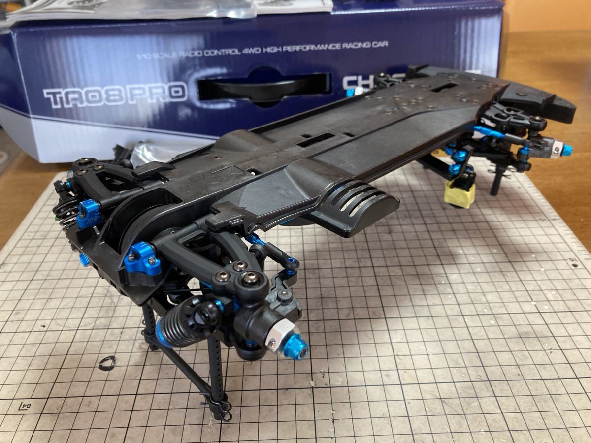 16 タミヤ TA08 PRO 中古 おまけタイヤ、ボディつき 16 タミヤ TA08