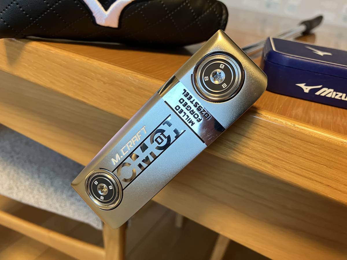 ミズノ Mクラフト OMOI パター No.1 34インチ　ダブルニッケル仕上げ(シルバー)