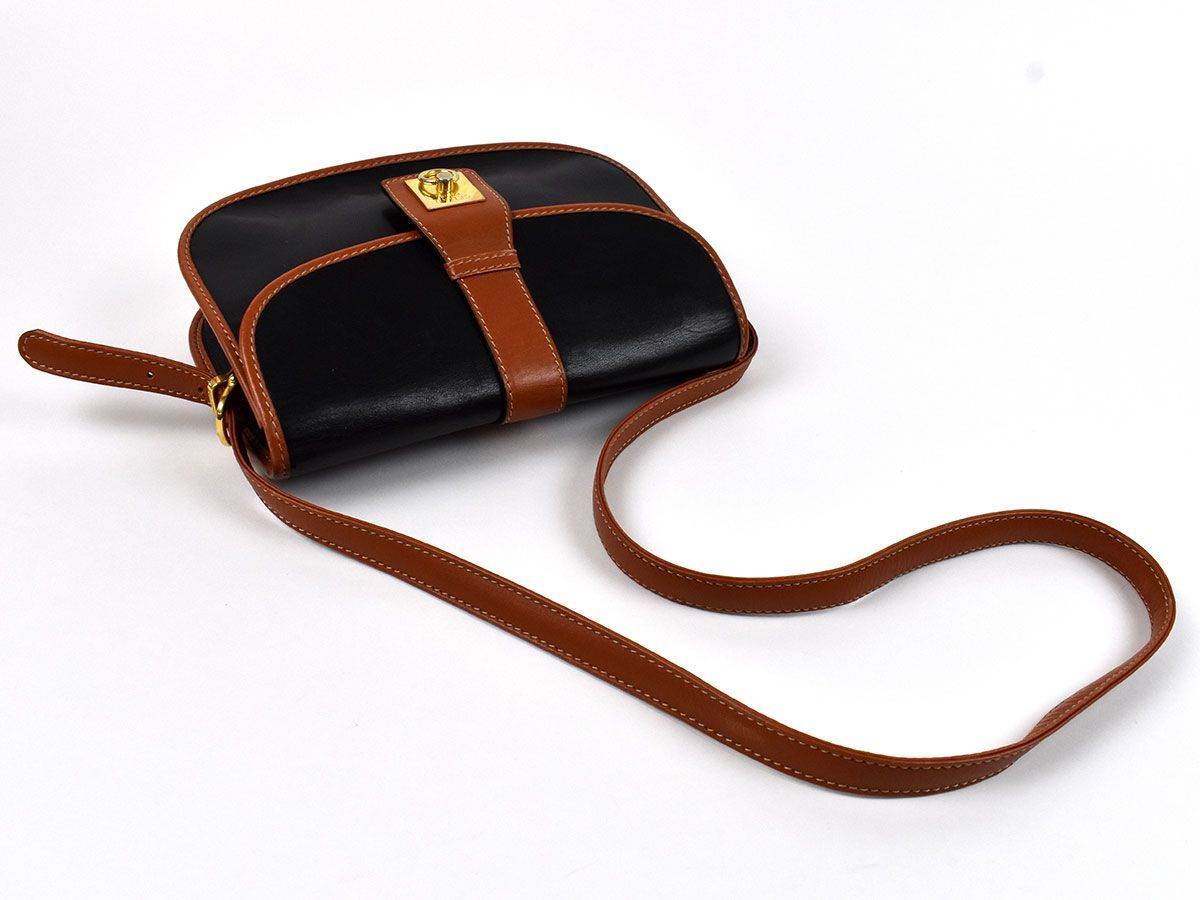 154209◇ CELINE セリーヌ ガンチーニ金具 ショルダーバッグ バッグ 斜 
