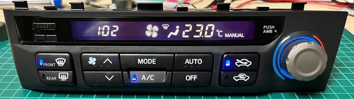 R34 スカイライン エアコン ユニット 前期型 加工品 hr34 er34 bnr34 
