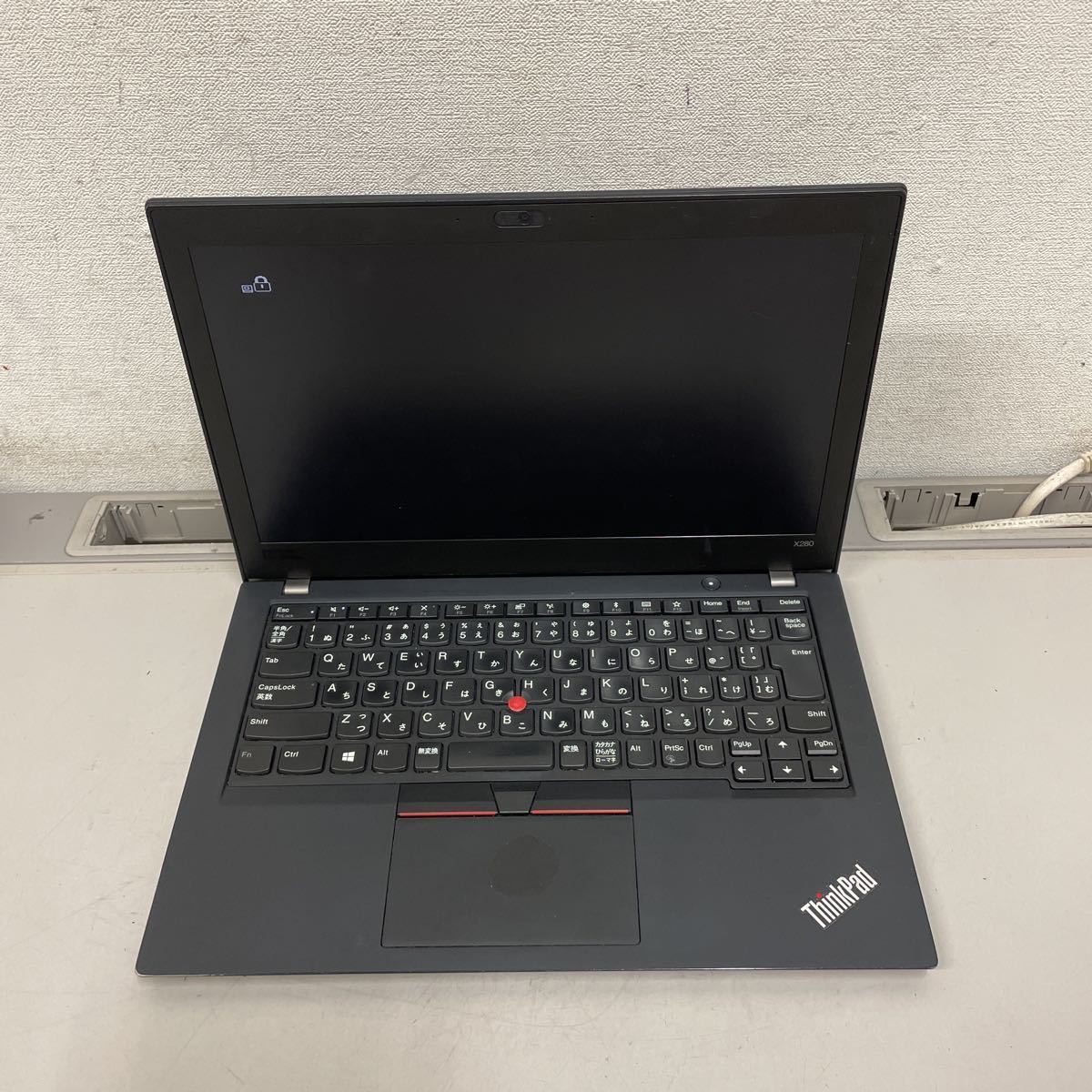 オ21 Lenovo ThinkPad X280 BIOSロック CPU不明 メモリ不明 ジャンク
