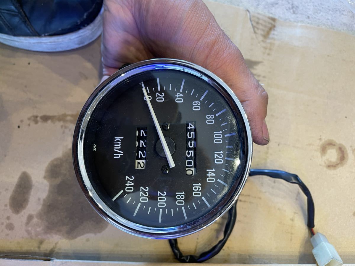カワサキ ゼファー750 スピードメーター 240kmメーター 逆車取り外し