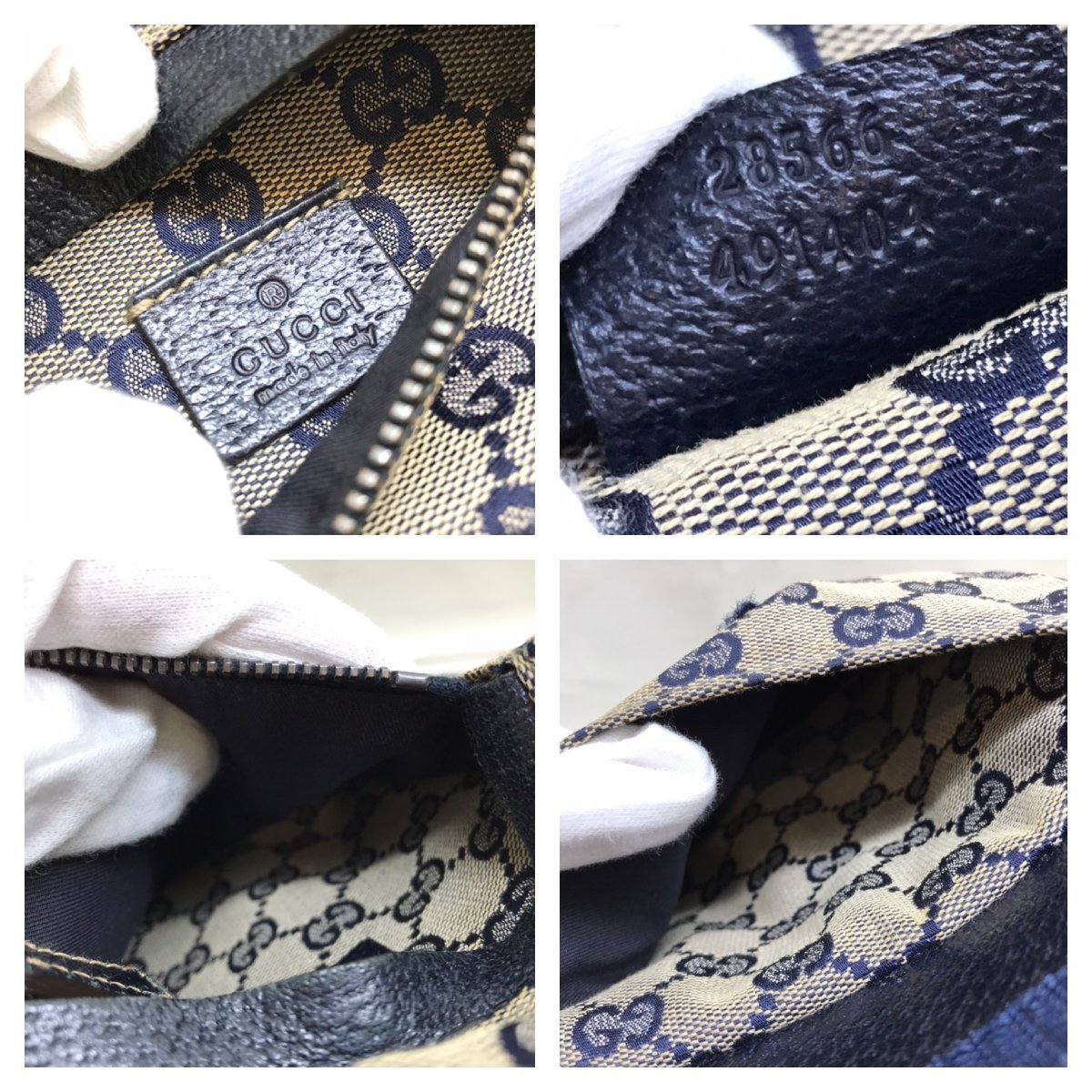 GUCCI グッチ GGキャンバス ウエストポーチ ウエストバッグ ボディ 