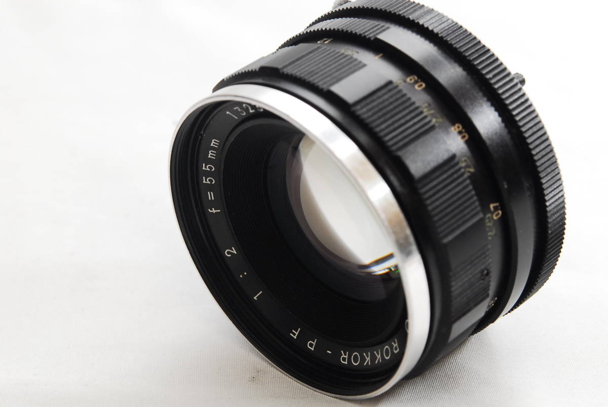 MINOLTA AUTO-ROKKOR-PF 1:2 f=55mm (良品） 620-507 【公式通販】