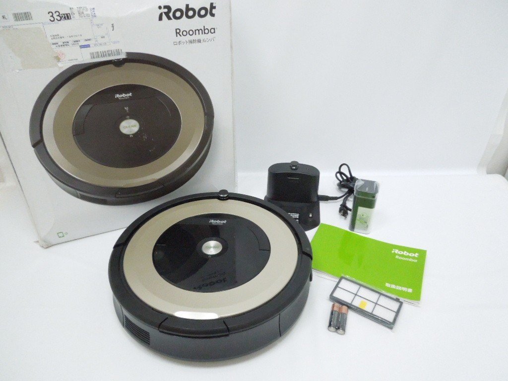‡ 0717 iRobot Roomba 891 アイロボットルンバ ロボット掃除機 Wi-Fi対応 取説付 簡易動作確認済 中古