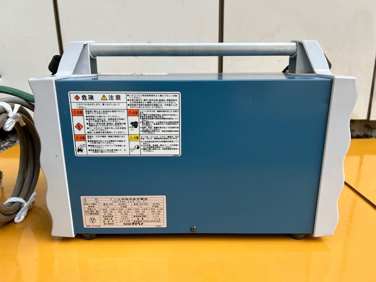 2019年製 使用頻度少なめ DAIHEN ダイヘン TIG 溶接機 TIG mini 200PII 