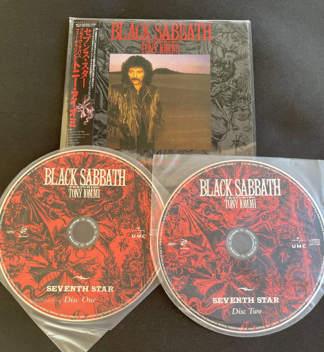 限定2枚組 ブラック・サバス セブンスター トニー・アイオミ メタル 紙