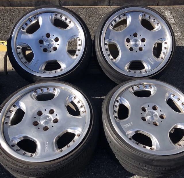 最終値下げ OZ オペラ 2ピース 18インチ ディッシュ 9j ＋35 4本 ホイール