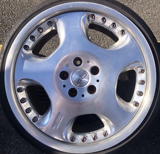 OZレーシング オペラⅡ 8J 引っ込ま 9J 5スポーク 中古ホイール 5穴114.3