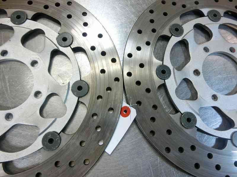 TZR250R-SP フロントブレーキディスク左右セット、外径282mm☆3XV