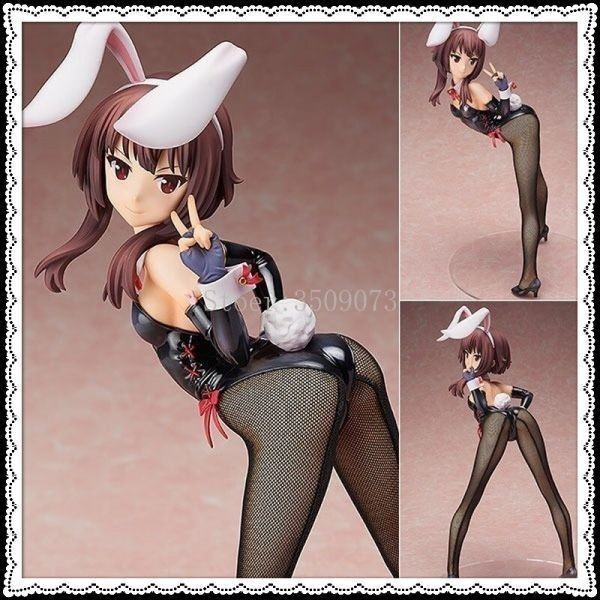 『この素晴らしい世界に祝福を！』33cm B-STYLE-このすば2：めぐみん アニメフィギュア めぐみんバニーガールVer。PVC フィギュア