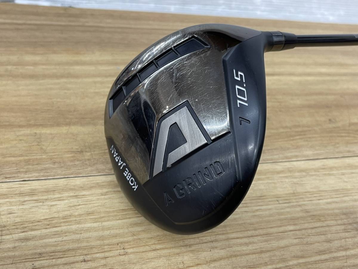 送料無料S77363 ゴルフクラブ TRPX FLEX-S A GRIND 7 10.5 KOBE JAPAN ドライバー