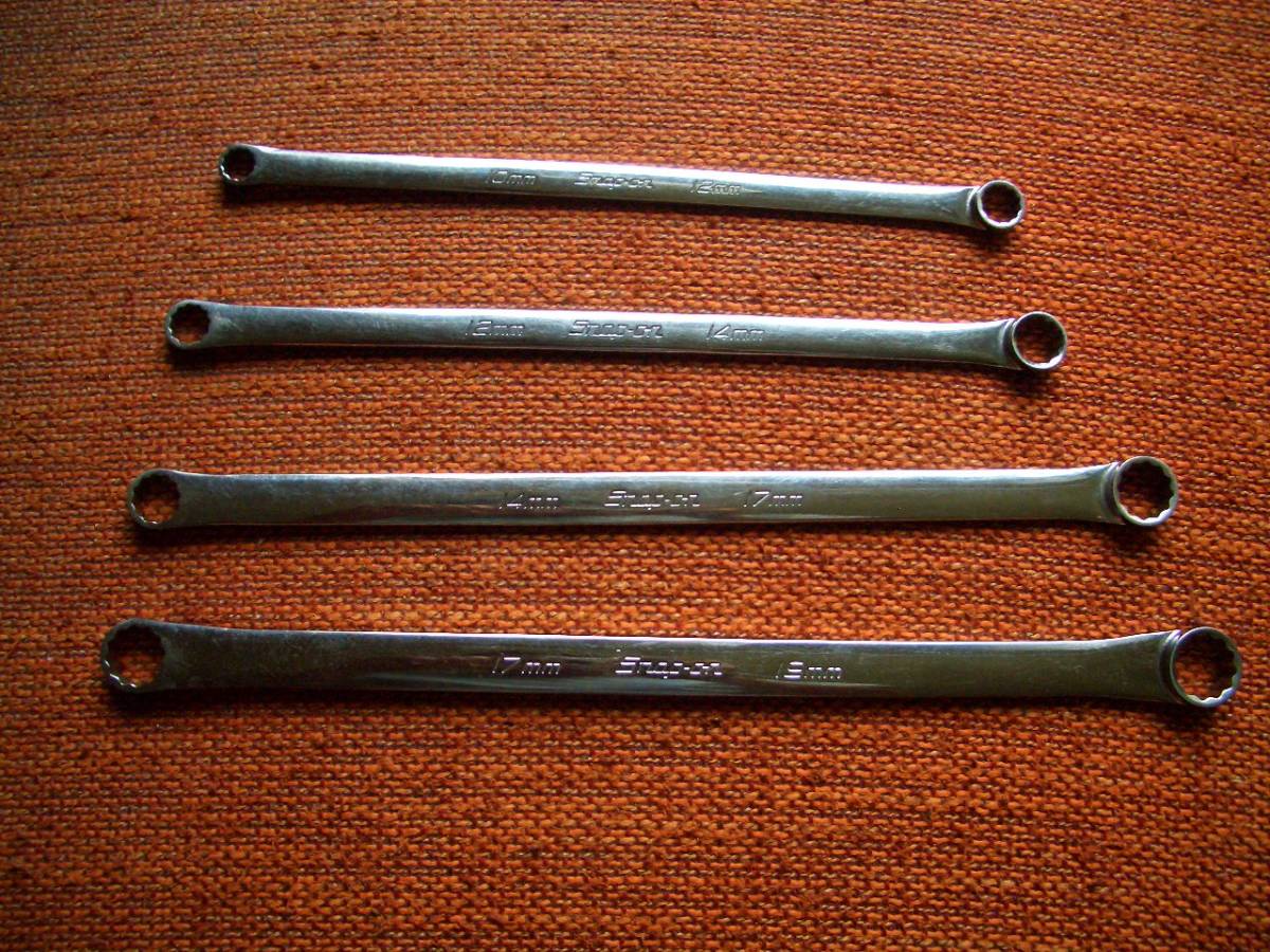 Snap-on ストレートメガネレンチ 4本セット スナップオン Snap-on 4本
