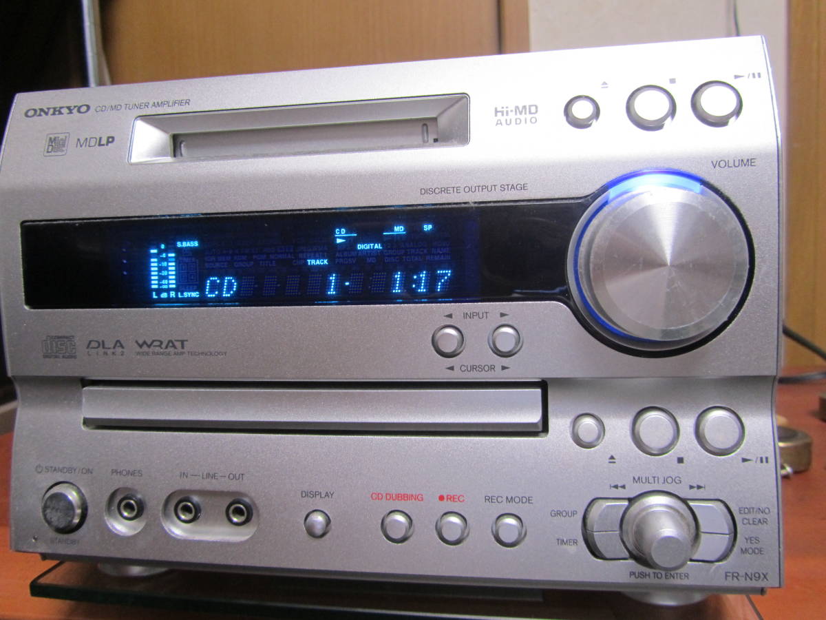 動作品ONKYO FR-N7EX D-N7EX CD⁄MD⁄USB コンポ ONKYO X-N7EX(D) 価格