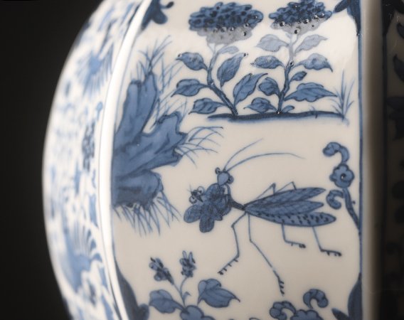 中国美術 染付 水注 瓶(P426) 中国美術 染付 水注 瓶(P426)【メーカー