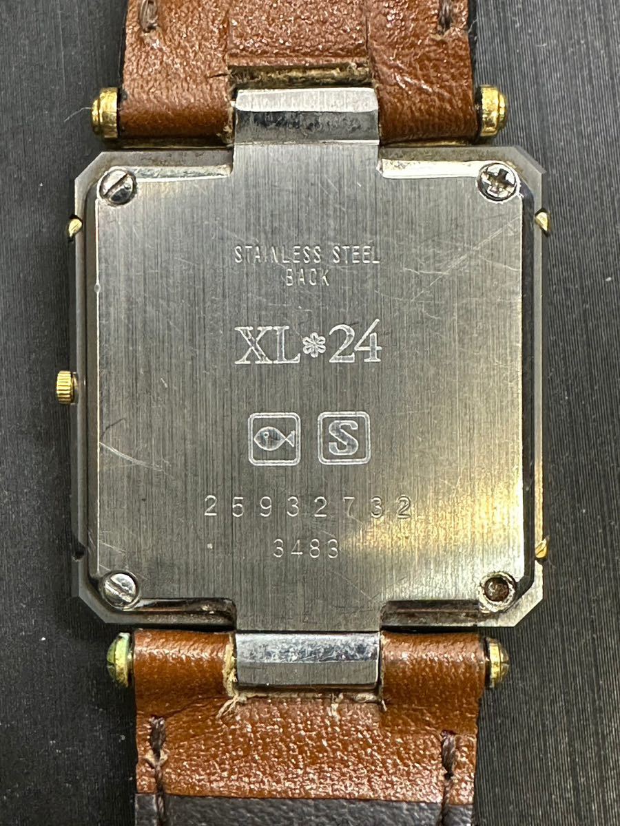 LONGINES【稼働品】ロンジン XL24 腕時計 LONGINES ロンジン XL24 750刻印 18金 シルバー文字盤 レディース