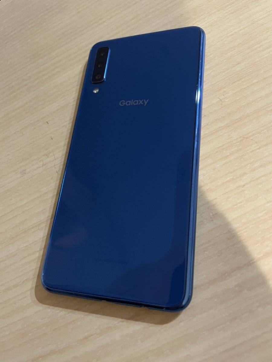 未使用品 SIMフリー ギャラクシー Galaxy A7 SM-A750C ブルー 64GB 