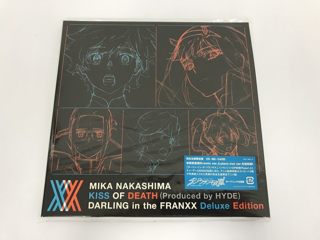 GA584 未開封 中島美嘉 / KISS OF DEATH 完全生産限定ダーリン・イン・ザ・フランキス Deluxe Edition盤 【CD】 810