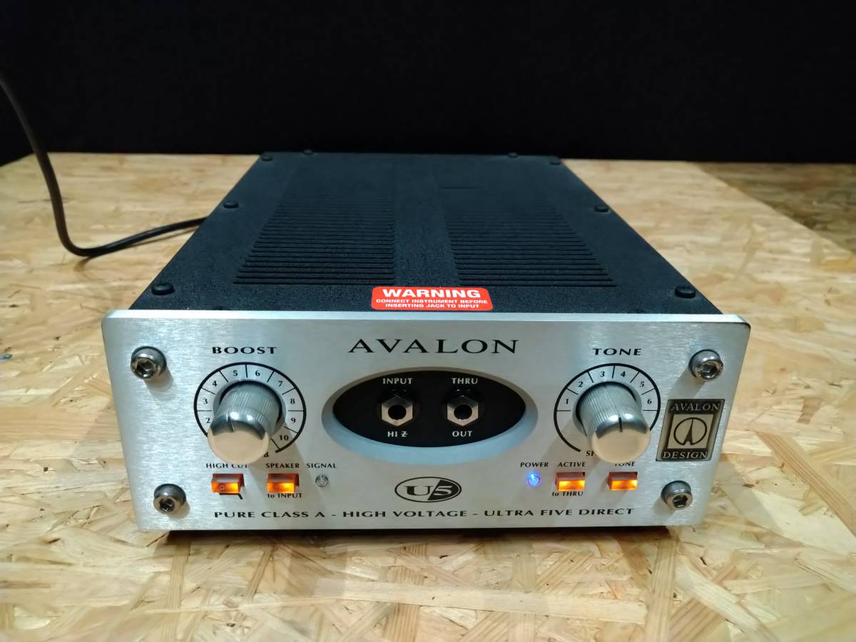 ☆AVALON DESIGN U5 アバロンデザイン DI＆PREAMP 1円スタート