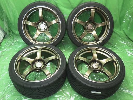 【人気セール，豊富な】 21年製 バリ山 アドバンレーシング TC4M 18インチ ヨコハマ NEOVA 4本(その他)｜売買されたオークション情報、yahooの商品情報をアーカイブ公開 - オークファン 5穴