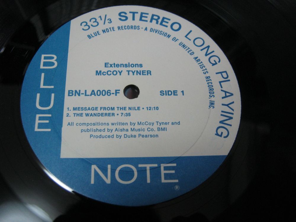 Blue Note The NOTE ⁄ US盤 RVG BLUE JOHN STEREO刻印 住所NY 青白