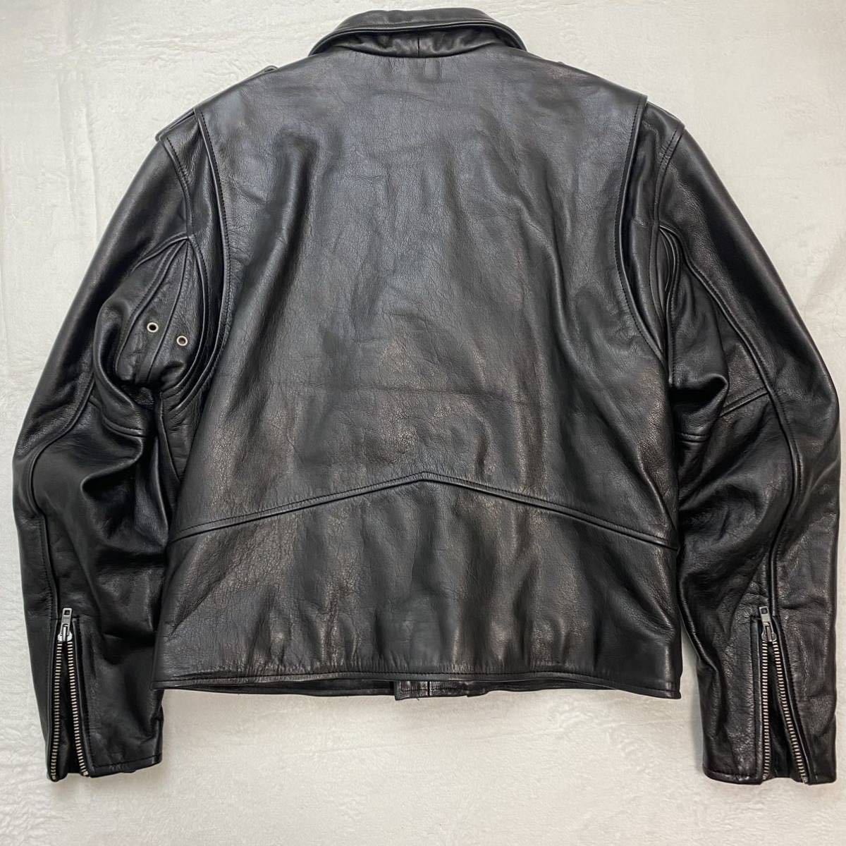 希少L!未使用級!NANKAI 南海 ナンカイ カウレザー 牛革 ダブル  