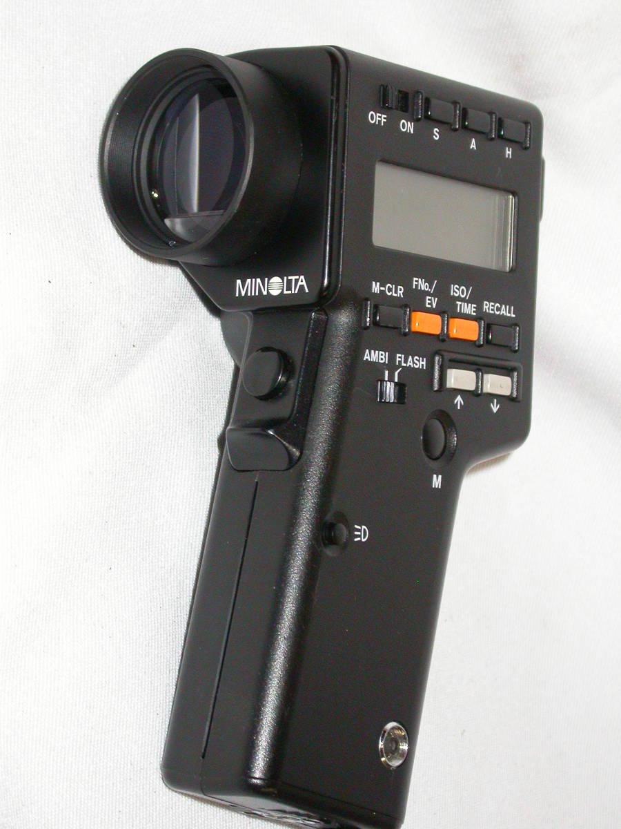 ミノルタ スポットメーターF 完動良品 即決有 | PIOUSTEC.COM
