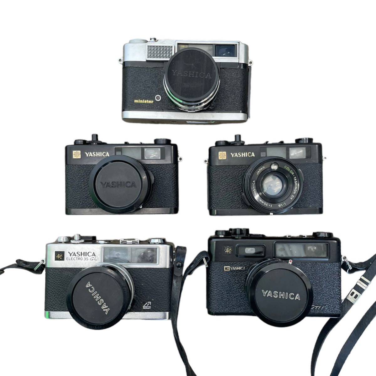 YASHICAカメラ5台 フィルムカメラ 5台 OLYMPUS KONICA YASHICA PETRI