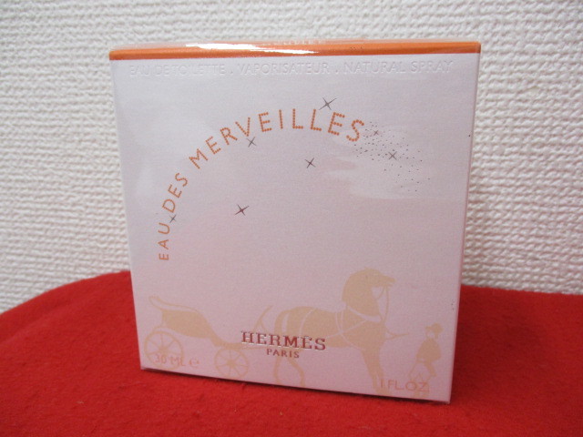 H【13741】 未使用 箱付き ★ エルメス オーデ メルヴェイユ 香水 ★ 30ml HERMES オードトワレ フレグランス レディース 経年保管品