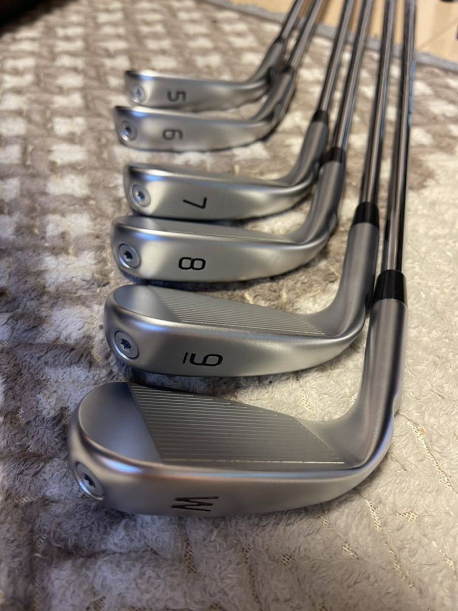 PING i210 4番アイアン モーダス105(S) ライ角 グリーン PING i210