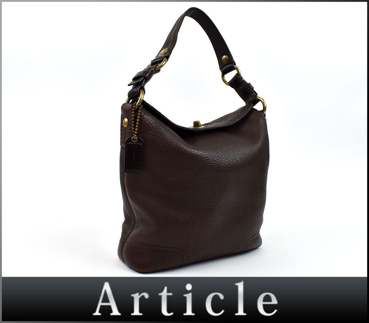 154469◇ COACH コーチ オールドコーチ ターンロック ワンショルダー 