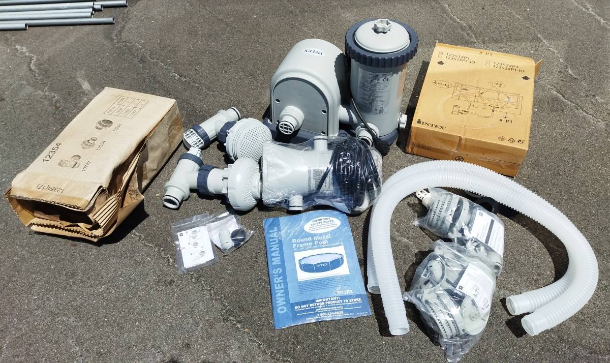 INTEX ポンプ 水循環 清浄 セット