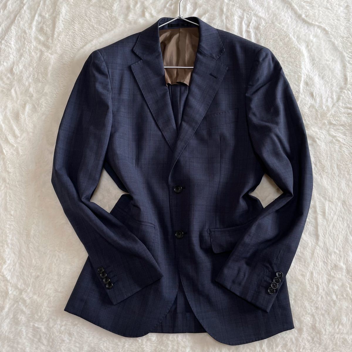 溢れ出る高級感 極美品】オンリー×REDA生地 セットアップ スーツ