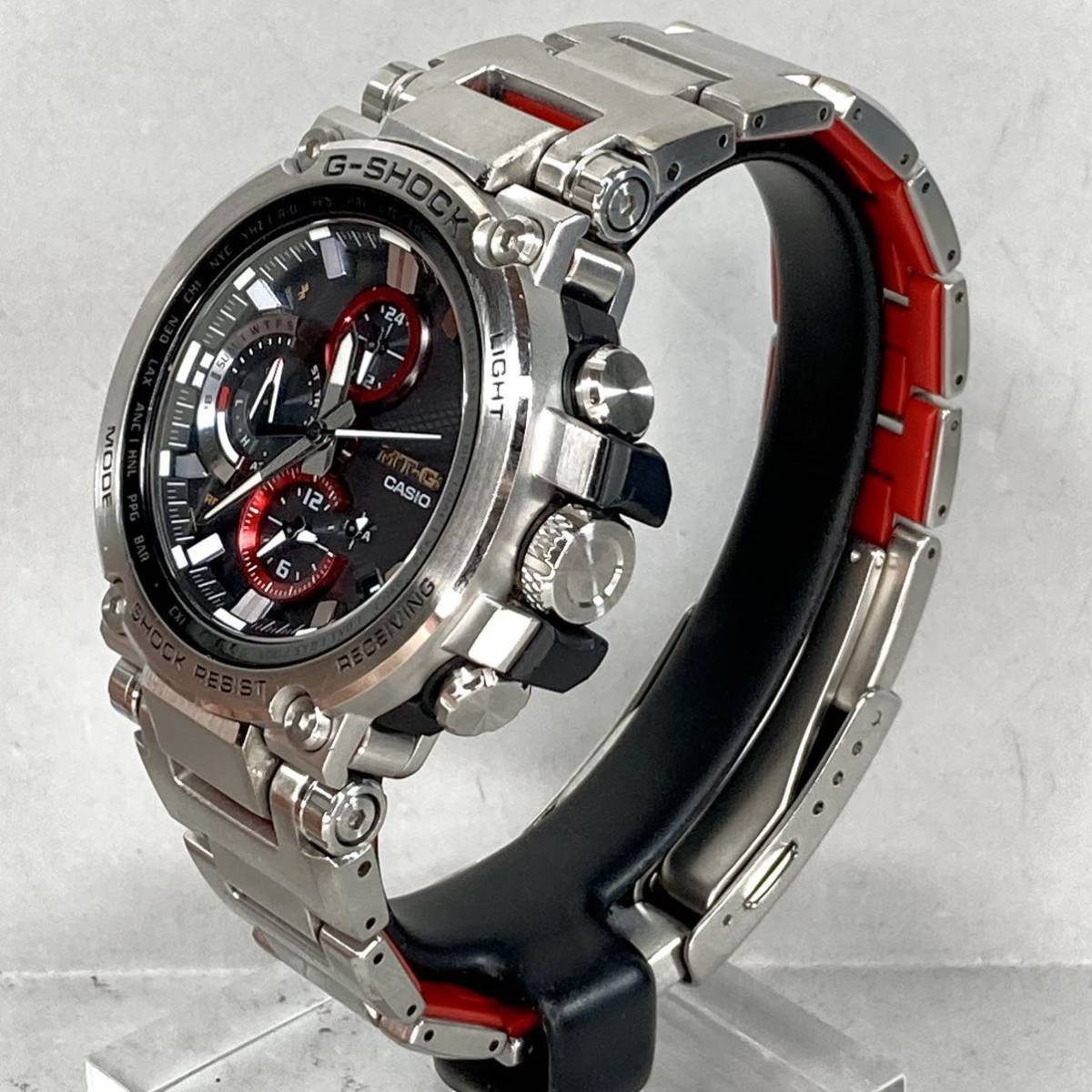 極美品G-SHOCK MTG-B1000D-1AJF MT-Gタフソーラー 電波受信 電波 