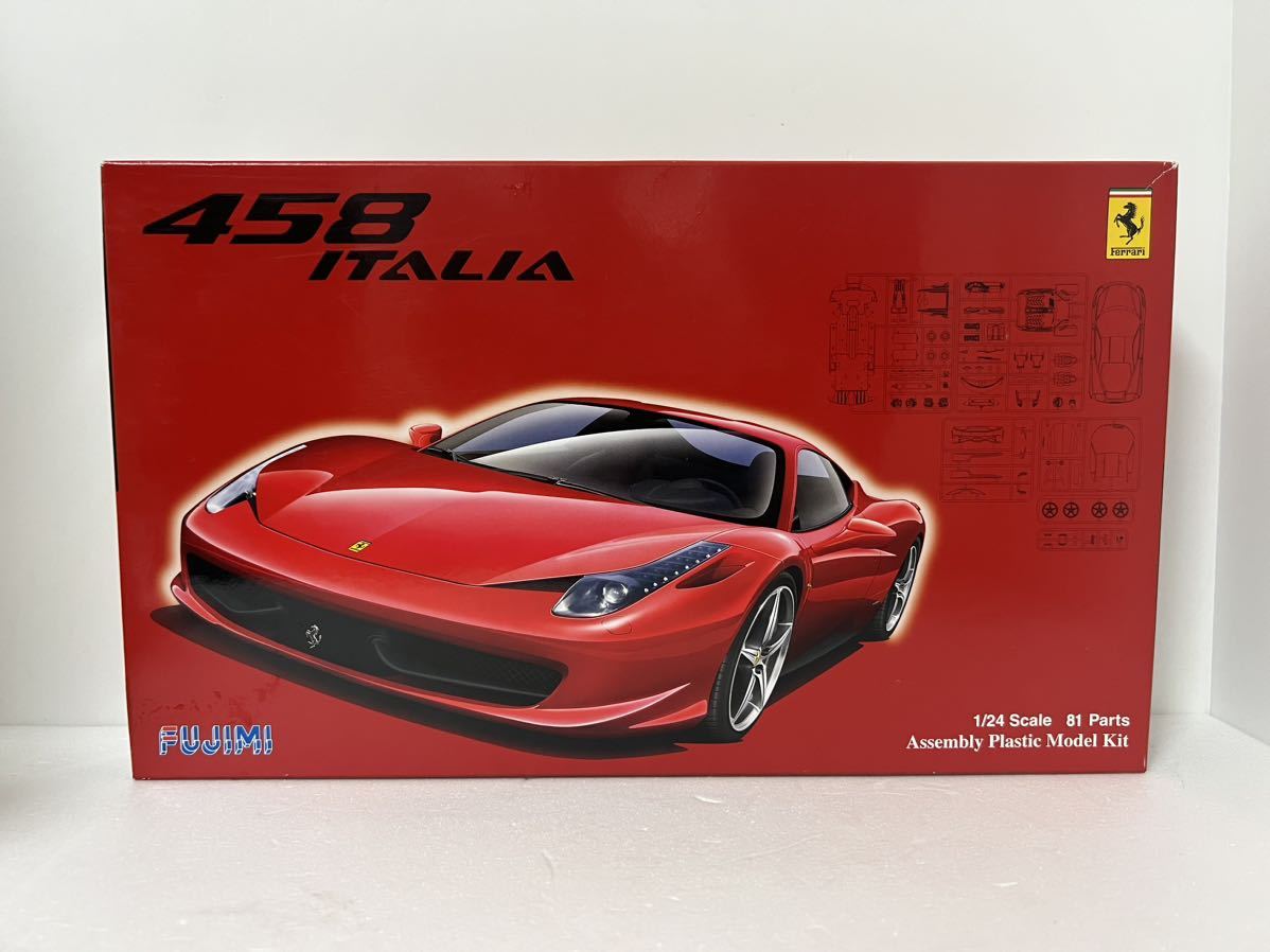 フジミ 1/24 Ferrari フェラーリ 458 イタリア 未組立 フジミ模型 FUJIMI