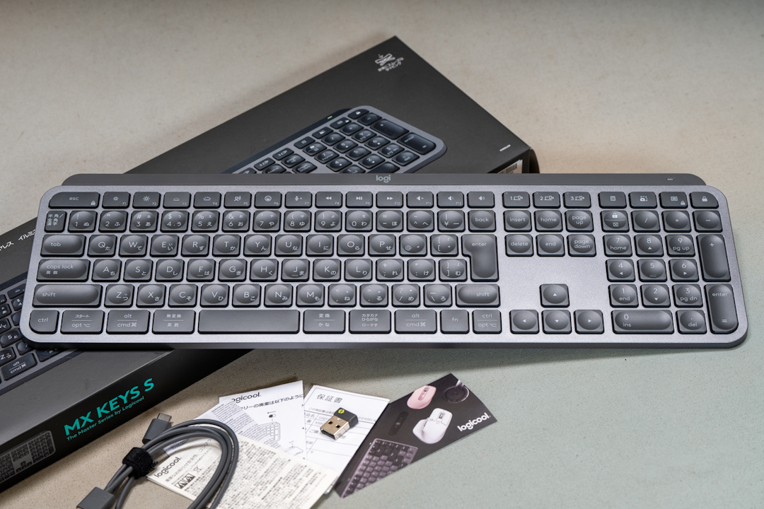 Logicool ロジクール MX KEYS S KX800sGR 日本語配列 Logi Bolt付 