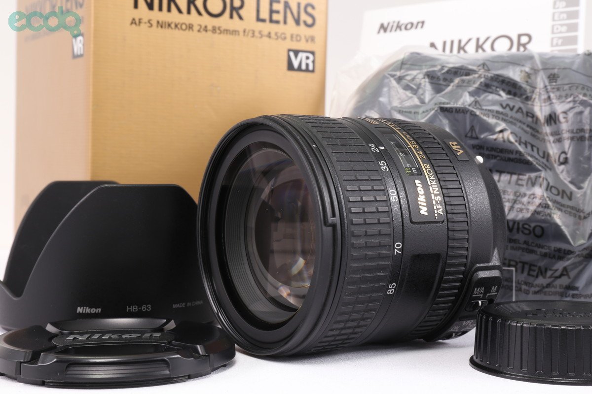 Nikon AF-S 24-85mm ED VR f⁄3.5-4.5G Nikkor NIKKOR - G Lens