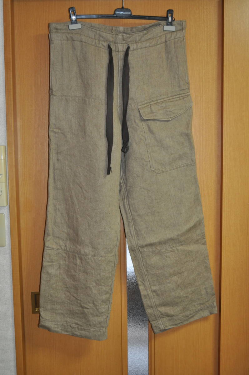 sus-sous シュス MK-1 トラウザーズ リネン ヘリンボーン 