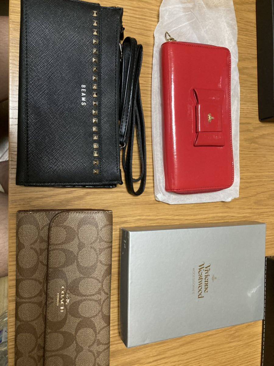 100円〜！COACH コーチ 長財布 BEAMS ビームス ショルダーバッグ 