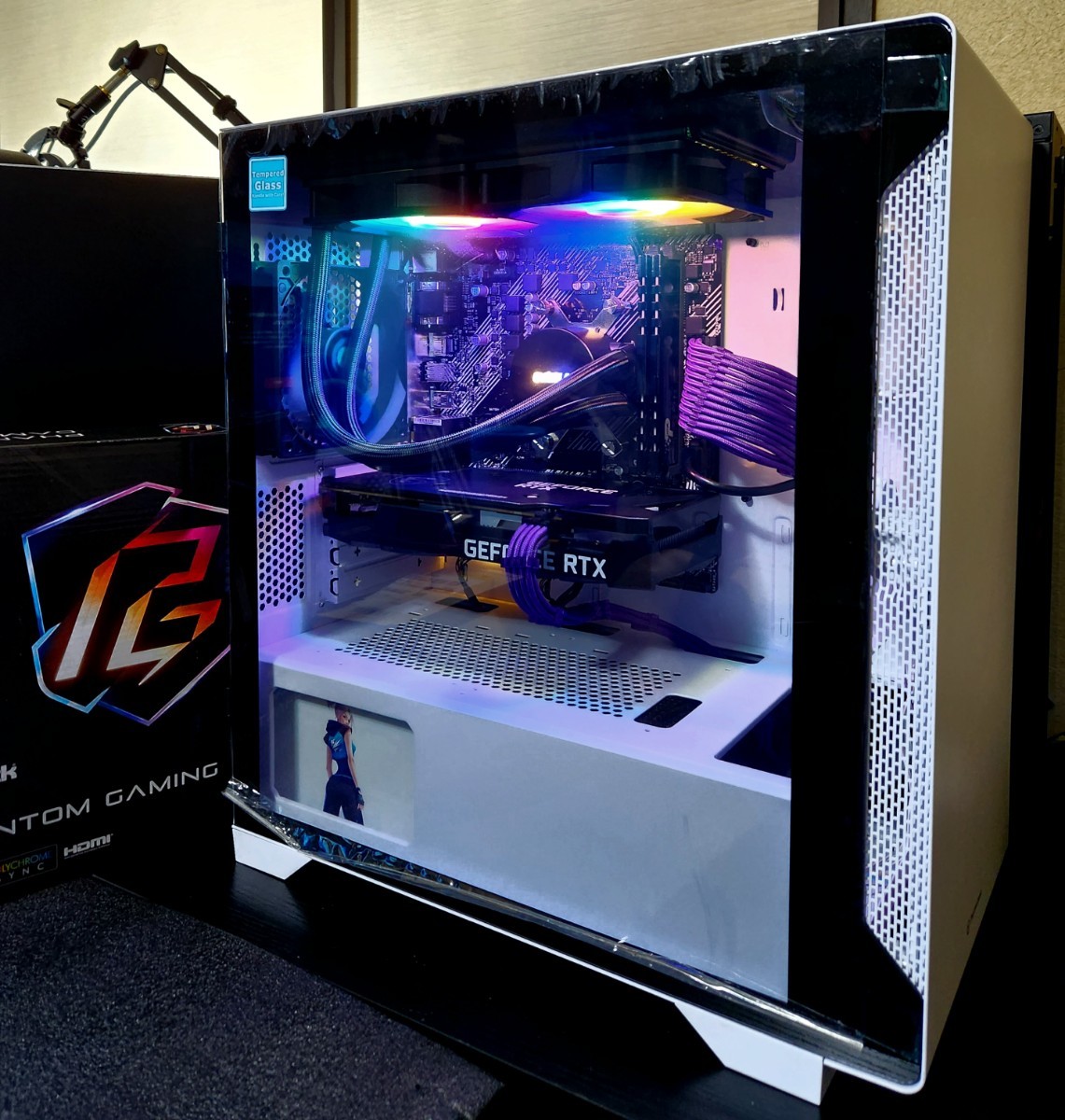 ががが　白ゲーミングPC/Ryzen9/RTX3070 BTO 高スペック ゲーミング PC /高速 Ryzen9/RTX 3070/1TB/32GB/win11
