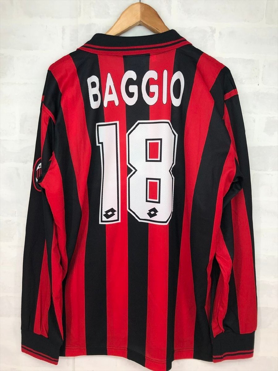 AC ミラン lotto ロット ロベルト バッジョ ユニホーム サイズ L