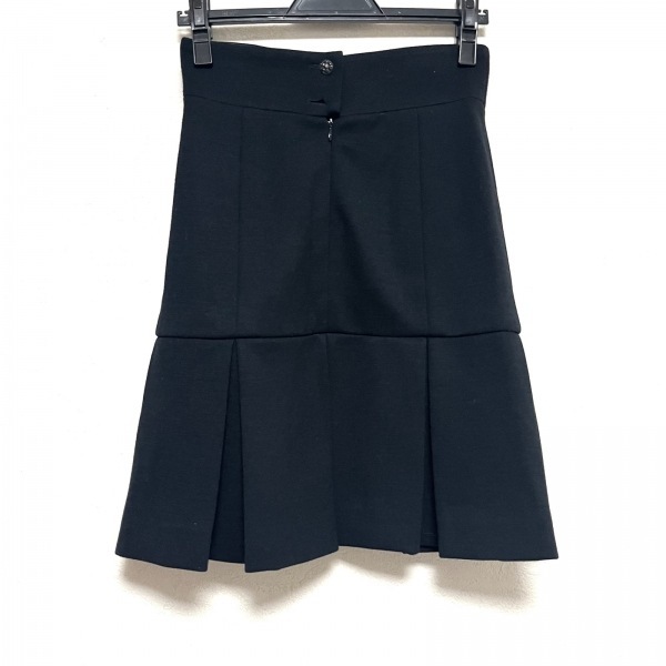 シャネル CHANEL スカート サイズ34 S P31286 - 黒 レディース ひざ丈  